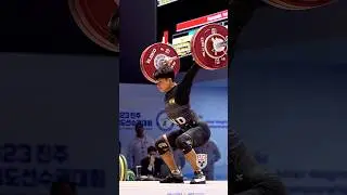 Asian Championships 2023 South Korea ( 141kg Snatch Silver Medals 🥈)
