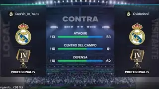 Real Madrid (113 OVR) vs Real Madrid (53 OVR) ⚪ ¿Quién es el verdadero Rey de Europa?