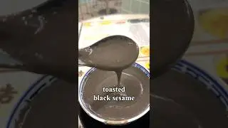 This black soup is actually a tasty dessert