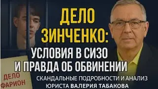 ДЕЛО ЗИНЧЕНКО УСЛОВИЯ В СИЗО И ПРАВДА ОБ ОБВИНЕНИИ