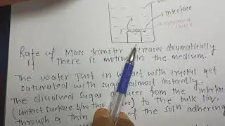 Mass Transfer Lecture 02 || Conductive and Convective Mass Transfer|| Molecular diffusion