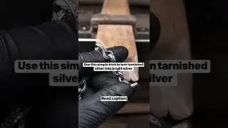 Silver tarnish happens when silver reacts with sulfur in the air and forms silver sulfide.