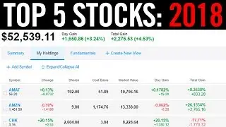 BEST STOCKS TO INVEST IN 2018 (February Update)