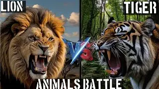Lion 🆚 Tiger 😱 |Ultimate Big Cat Battle (Coffin dance)