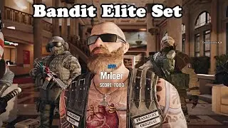 R6 - Bandit Elite Skin MVP on Ultra settings - 8 kill High paced action match on Bank