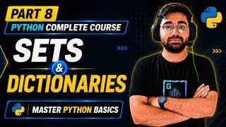 Python Sets and Dictionaries Tutorial for Beginners | Set Operations & Dictionary