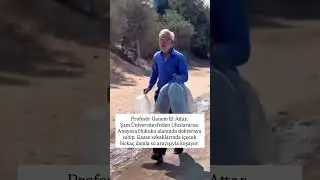 Profes&ouml;r Ganem El Attar, Gazze Sokaklarında i&ccedil;ecek bir ka&ccedil; damla su arayışla koşuyor...
