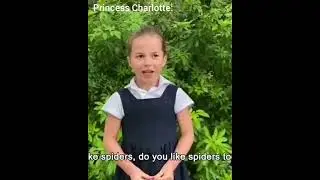 Prince George, Princess Charlotte and Prince Louis speak publicly for the first time... #shorts