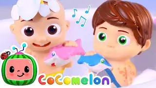 The Bath Song! | CoComelon Toy Play | Nursery Rhymes & Kids Songs