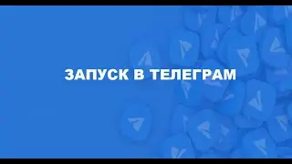 Запуск в телеграм