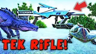 ARK Dev Kit - TEK ASSAULT RIFLE & SOUNDS, KAPROSUCHUS ANIMATIONS & DIPLOCAULUS + MORE - Gameplay