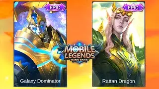 Estes | Rattan Dragon Skin VS Galaxy Dominator Skin | Mobile Legends: Bang Bang