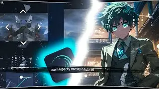 Zoom+opacity transition tutorial on alight motion
