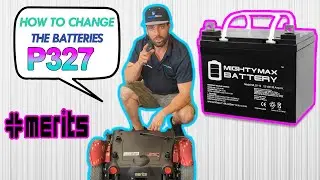 😷 Merits Vision Super P327 Power Wheelchair Height Adjust & Battery Change Tutorial
