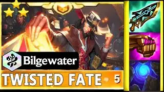 Dominating the High Seas Twisted Fate 3-Star 9 Bilgewater TFT Set 9.5