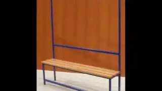Changing room bench seating