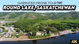 Explore Round Lake, Saskatchewan: A 4K Drone Adventure Over Canada's Hidden Gem! 🚁🇨🇦
