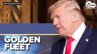 Trump touts construction of new Golden Fleet as tension builds in the Caribbean