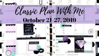 Classic Plan With Me October 21-27, 2019