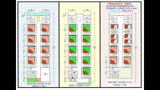 II 20'X60' II HOSTEL KA NAKSHA MAKAN KA MAP DUPLEX HOUSE DESIGN HOSTEL PLAN PG PLAN