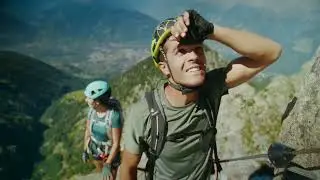 Der Heini Holzer Klettersteig auf den Ifinger bei Meran