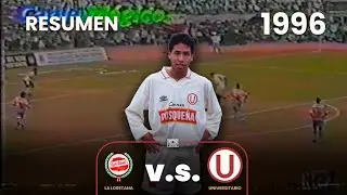 La Loretana vs Universitario | Gol del Chino Pereda | Jugado en Pucallpa | 1996 ⚽🎞