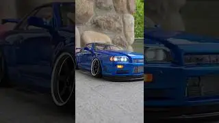 Nissan GTR r34 RC air suspension #automobile #fastandfurious #skyline #hotwheels  #nissangtrlovers
