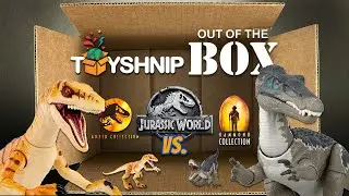 Out of the Box | Jurassic World | Amber Collection VS. Hammond Collection | Velociraptor - Baryonyx