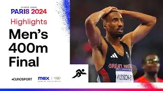 WHAT A FINISH! 🔥 | Men's 400m Final Highlights | #Paris2024 #Olympics