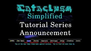 Announcing a New Cataclysm Tutorial Series
