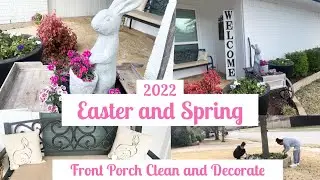 SPRING 2022 CLEAN AND DECORATE WITH ME|SPRING FRONT PORCH DECOR|SPRING 2022|OUTDOOR DECOR|MRS.JESSI