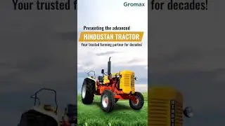Hindustan Tractor with all-new powerful avatar! 🔥💪🏻 #tractor #tractors #gromax #shorts