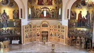 St. Basil the Great Greek Orthodox Church Houston, TX, Salutations to the Theotokos, 3-27-2020