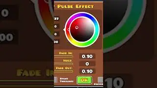 How to use the pulse trigger#shorts #geometrydash