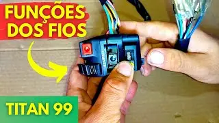 Cores e funções dos fios da chave de luz Titan 99