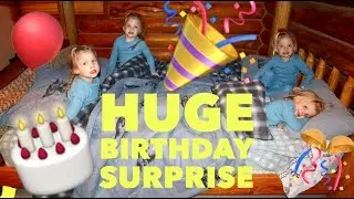 PARENTS SURPRISE 4 YEAR OLD QUADRUPLETS WITH A TRIP FOR THEIR BIRTHDAY