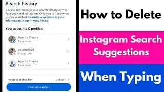 How to Delete Instagram Search Suggestions When Typing |  Remove Suggestions While Typing in Insta