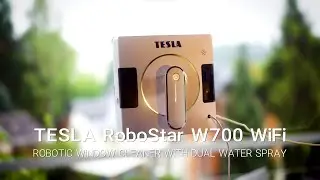 TESLA RoboStar W700 WiFi - robotic window cleaner with dual water spray (EN)