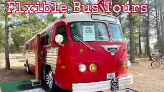 FLXIBLE BUS RV CONVERSION TOURS | SKOOLIE SWARM 2022 PART 3