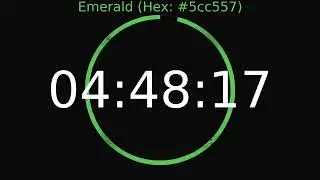 5 Hour Timer | Emerald Colour