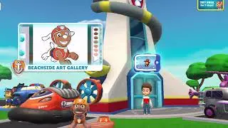 Learn Colors Painting for Kids| PAW Patrol Academy| Beachside Art Gallery | Education video for Kids
