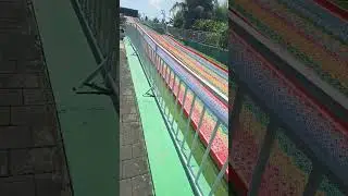 rainbow slide bali #rainbowslide #rainbow #slide #innerchild #fun #tubing