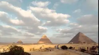 Giza Pyramid Sunrise