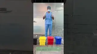 Hospital Dustbin Colors Explained | Biomedical Waste Tips for Nurses #doctor #hospital #nurse