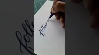 pentel sign touch brushpen #calligraphy #satisfying #calligraphyart