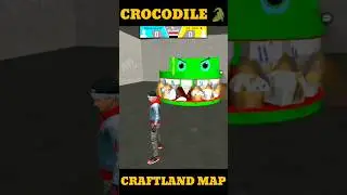 Free Fire New Craftland Map Code 😱 | Crocodile Teeth #shorts