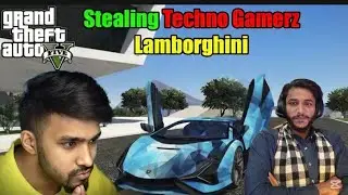 Stealing Techno Gamerz Lamborghini in GTA 5 😱 | Epic Car Heist
