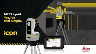 The flexible solution for MEP Layout - Leica iCON trades with iCS20
