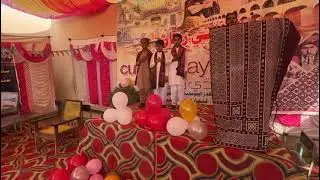 Starting Sindhi Culture Day with National Anthem of Pakistan Kids EducationSchoolSystem3 Azmat Bharo