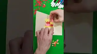 Greeting card with love ❤️ #tutorial #craft #papercraft #greetingcard #love #valentinesday